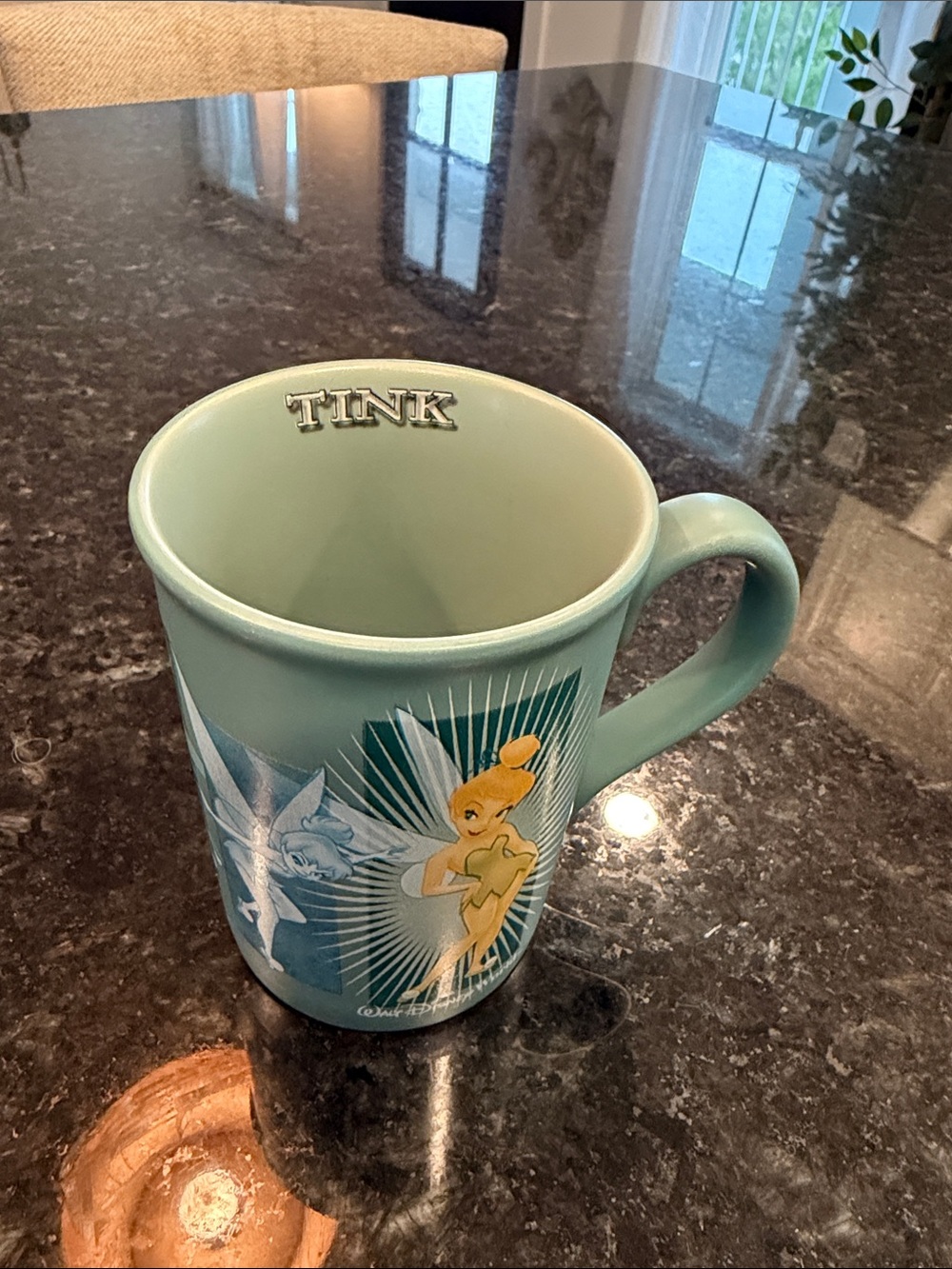 Disney TINK Mint Green Tinker Bell Character Mug